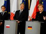 Merkel y Sarkozy impulsan en Polonia la alianza del "Triángulo de Weimar"