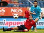 El uruguayo Pandiani es duda en el Osasuna para el partido copero ante el Deportivo