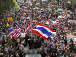 Las protestas contra el Gobierno de Tailandia se extienden por las provincias