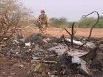 El avión siniestrado en Mali se desintegró en una zona de nueve hectáreas