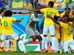 1-1. Julio César salva a Brasil en la tanda de penaltis ante Chile (3-2)