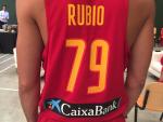 Ricky Rubio lucirá el dorsal 79 en los Juegos de Río
