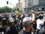 Concluyen sin incidentes las protestas de los funcionarios contra los recortes del Gobierno