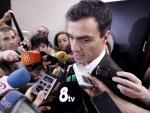 Pedro Sánchez dice que la renuncia de Díaz es "el primer paso para la victoria del PSOE"