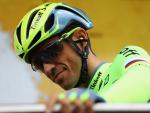 Contador, tras sufrir otra caída: "Sigo en pie pero estoy muy tocado"