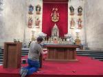 La Catedral Nueva de Salamanca luce nuevo altar e imaginería en la Capilla Mayor