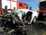 Quince muertos en nueve accidentes en las carreteras durante el fin de semana
