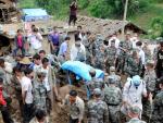 21 muertos por un corrimiento de tierra en el sur de China