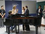 La Reina abre los cursos de verano de la Escuela Internacional de Música de la Fundación Princesa de Asturias