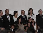 Calderon, García Márquez y Larry King asisten con el magnate Carlos Slim a la apertura de su museo
