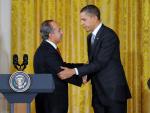 Obama y Calderón prometen intensificar la cooperación en la lucha contra la droga