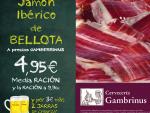 Promoción especial de jamón ibérico de Gambrinus