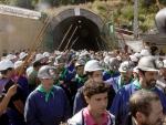 Los mineros palentinos salen del encierro con satisfacción tras la aprobación del Decreto