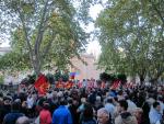 Cientos de personas se concentran en Pamplona para rechazar el fascismo
