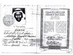 Pasaporte de  Mustafa Ahmed al Hawsawi