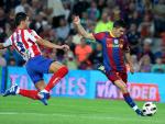 1-0. Villa resuelve para el Barça un duelo sin brillo ante el Sporting