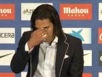 Falcao se despide entre lágrimas del Atlético