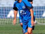 Mikel Arteta, centrocampista del Everton, será baja durante varias semanas