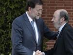 Rajoy y Rubalcaba