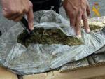 Detenido un hombre con 1,2 kilos de marihuana en la frontera de Fuentes de Oñoro (Salamanca)