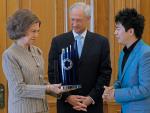 La Reina recibe el Premio Montblanc por su mecenazgo "serio y comprometido"