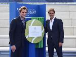 Rafa Nadal inaugura su academia en Manacor acompañado del suizo Roger Federer