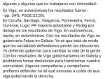 Carmela Silva replica a Pilar Cancela que los resultados del 25S en Vigo permitirían al PSdeG "gobernar Galicia"