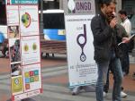 Cerca de 50 personas se reúnen en Valladolid y piden por la pobreza cero y la justicia global basada en derechos