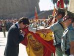 Los hijos del duque de Alba juran bandera en Ceuta ante enseña del Tercio legionario bautizado con el título de su padre
