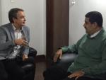 Zapatero se reúne con Maduro en el marco de las tareas de mediación entre Gobierno y oposición