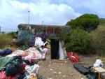 Unos nueve búnkeres de la II Guerra Mundial permanecen en las costas llenos de basuras y pintadas
