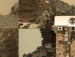 Curiosity revela nuevas imágenes del pasado geológico de Marte