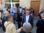 Feijóo da un paseo electoral con militantes y simpatizantes por Allariz (Ourense), feudo tradicional del BNG