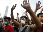 Se tensa el pulso entre el Gobierno y los manifestantes en Hong Kong