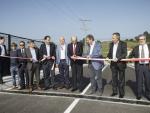 Inaugurado el nuevo puente sobre el apeadero de FEVE en Gornazo