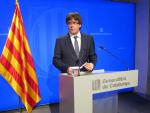 Puigdemont critica el "decreto unilateral" de las 'reválidas' del Gobierno