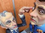 Mourinho y su dedo en el ojo de Tito, protagonistas de las fallas