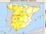 Canarias registra un agosto "muy cálido" con casi 2ºC por encima de lo habitual