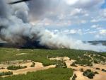 Estabilizado el incendio de Almansa (Albacete) en el que ha fallecido un piloto