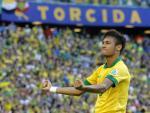 Neymar, estrella de Brasil.