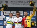 El polaco Kwiatkowski, campeón del Mundo; Gerrans plata y Valverde bronce