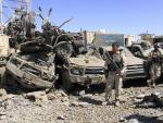 Once civiles muertos y trece heridos en un bombardeo de la OTAN en Afganistán