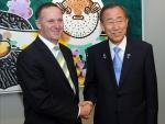 Ban Ki-moon alerta de que el cambio climático nos está "lamiendo los pies"