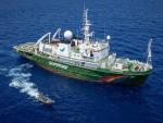 El barco de Greenpeace 'Esperanza' llega a Bilbao para "poner el acento" en las soluciones al cambio climático