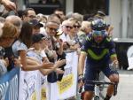 Alejandro Valverde visitará a sus compañeros del Movistar en la jornada de descanso de La Vuelta