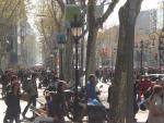 El centro de Barcelona recuperó su flujo peatonal una semana después del ataque
