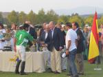 El rey Juan Carlos y la Infanta Elena, este domingo en la final de la Copa de Oro Santa María Polo