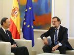 Rajoy y el consejero de Estado chino Yang Jiechi cosntatan el "muy positivo" estado de las relaciones bilaterales
