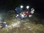Rescatado un senderista asturiano tras caer unos cinco metros por una ladera en la cuenca del Deva