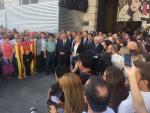 Fuerzas políticas de Asamblea muestran unidad frente a terrorismo en un minuto de silencio en Puerta del Sol
